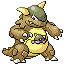 Kangaskhan front-facing sprite from Pokémon Sapphire