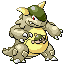 Kangaskhan shiny front-facing sprite from Pokémon Sapphire