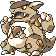 Kangaskhan front-facing sprite from Pokémon Yellow