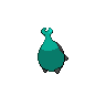 Karrablast shiny back-facing sprite from Pokémon Black 2