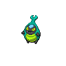 Karrablast shiny front-facing sprite from Pokémon White