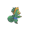 Kecleon shiny back-facing sprite from Pokémon White