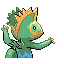Kecleon shiny back-facing sprite from Pokémon Sapphire