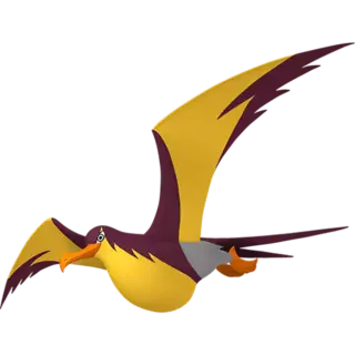 Kilowattrel shiny front-facing sprite from Pokémon Scarlet