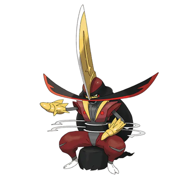 Kingambit, the Big Blade Pokémon — Dark/Steel-type Pokémon official artwork
