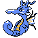 Kingdra front-facing sprite from Pokémon Crystal