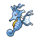 Kingdra front-facing sprite from Pokémon Diamond
