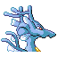 Kingdra back-facing sprite from Pokémon Sapphire