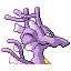 Kingdra shiny back-facing sprite from Pokémon Sapphire