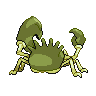 Kingler shiny back-facing sprite from Pokémon Black