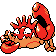 Kingler front-facing sprite from Pokémon Crystal