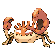 Kingler front-facing sprite from Pokémon Diamond