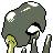 Kingler shiny back-facing sprite from Pokémon Gold