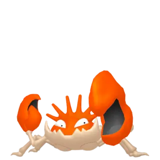 Kingler front-facing sprite from Colosseum