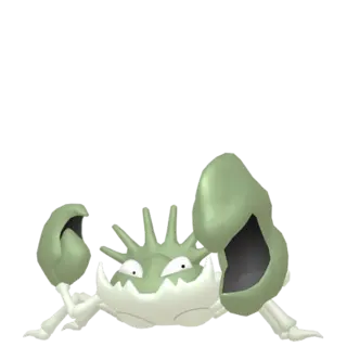 Kingler shiny front-facing sprite from Colosseum