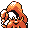 Kingler back-facing sprite from Pokémon Blue
