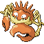 Kingler front-facing sprite from Pokémon Sapphire