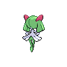 Kirlia back-facing sprite from Pokémon Black 2