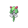 Kirlia front-facing sprite from Pokémon White