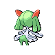 Kirlia back-facing sprite from Pokémon Pearl