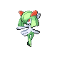 Kirlia front-facing sprite from Pokémon Pearl