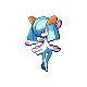 Kirlia shiny front-facing sprite from Pokémon Pearl