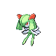 Kirlia front-facing sprite from Pokémon SoulSilver