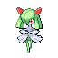 Kirlia front-facing sprite from Pokémon Ruby