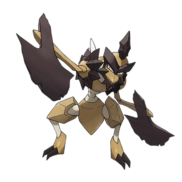 Kleavor, the Axe Pokémon — Bug/Rock-type Pokémon official artwork