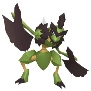 Kleavor shiny front-facing sprite from Pokémon Scarlet
