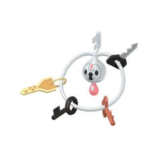 Klefki front-facing sprite from Pokémon Omega Ruby