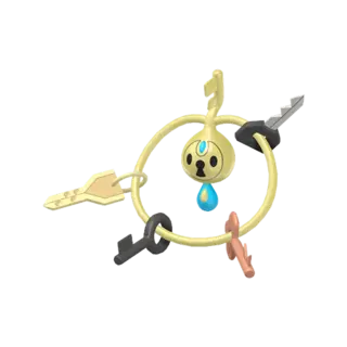Klefki shiny front-facing sprite from Pokémon Omega Ruby