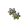 Klink shiny back-facing sprite from Pokémon Black