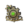 Klinklang shiny back-facing sprite from Pokémon Black