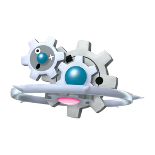 Klinklang front-facing sprite from Pokémon Sword