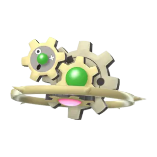 Klinklang shiny front-facing sprite from Pokémon Sword