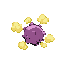 Koffing back-facing sprite from Pokémon Black 2