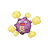 Koffing front-facing sprite from Pokémon Black