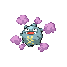 Koffing shiny front-facing sprite from Pokémon Black
