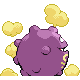 Koffing back-facing sprite from Pokémon Diamond
