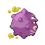 Koffing back-facing sprite from Pokémon FireRed
