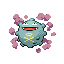 Koffing shiny front-facing sprite from Pokémon FireRed