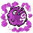 Koffing front-facing sprite from Pokémon Silver