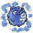 Koffing shiny front-facing sprite from Pokémon Silver