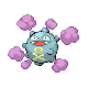 Koffing shiny front-facing sprite from Pokémon Platinum