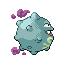 Koffing shiny back-facing sprite from Pokémon Ruby