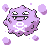 Koffing front-facing sprite from Pokémon Yellow