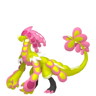 Kommo-o shiny front-facing sprite from Pokémon Sword