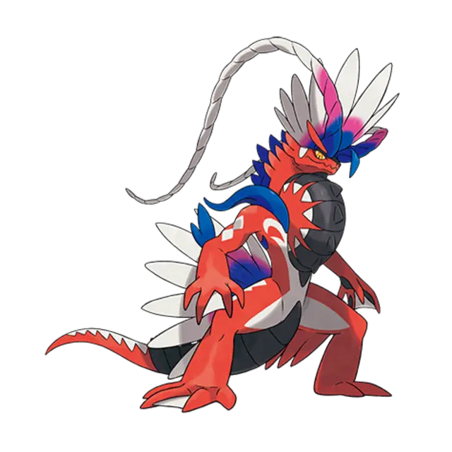 Koraidon, the Paradox Pokémon — Fighting/Dragon-type Pokémon official artwork