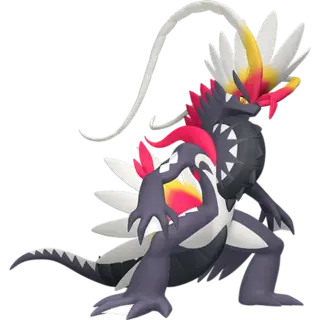 Koraidon shiny front-facing sprite from Pokémon Violet